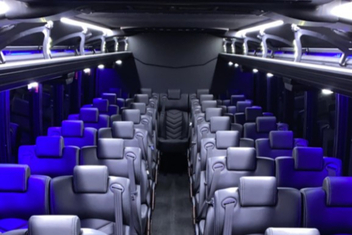 Brookhaven Charter Bus Interior