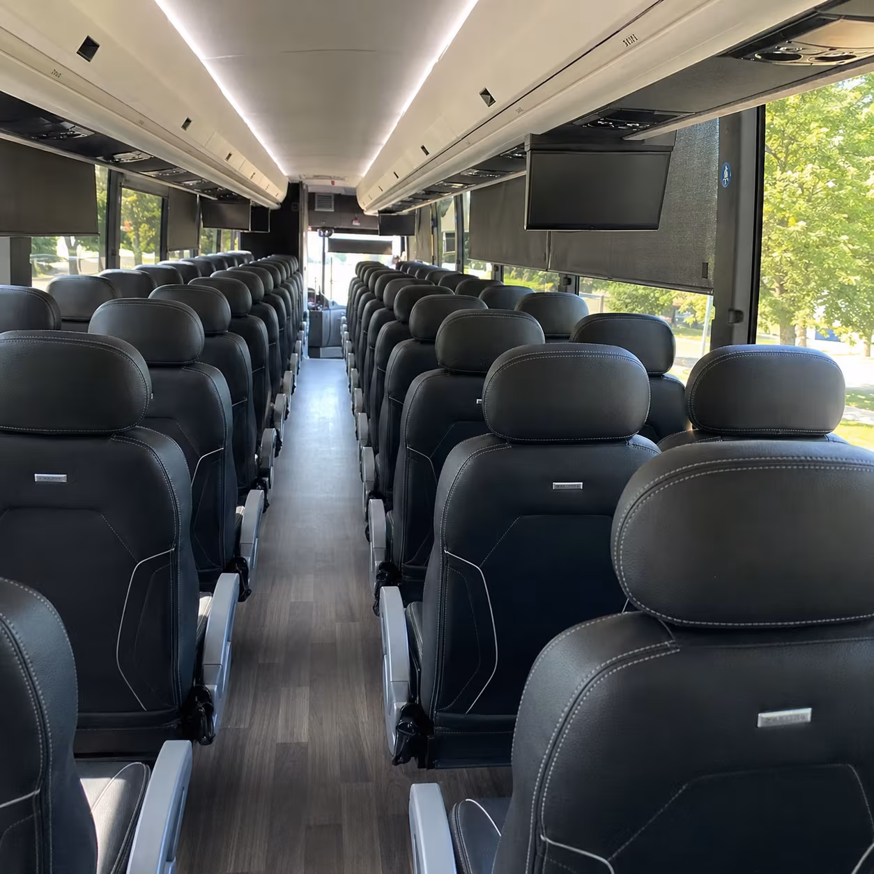 brookhaven charter bus rental inside